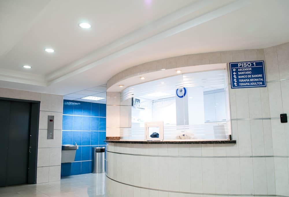 Clinic reception and waiting area